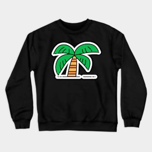 Palm // Line Art Sticker Crewneck Sweatshirt